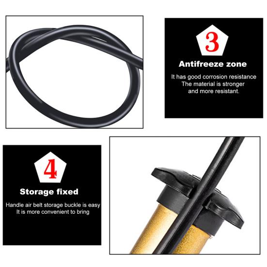 Basketball Football Air Pump High Pressure Universal Compact Size Portable Widely Used Bike Tire Inflator Handheld Air Pump