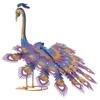ABBY-Beautiful Peacock Statue Realistic Metal Peacock Lawn Decoration Outdoor Sculpture Easy DIY Assembly