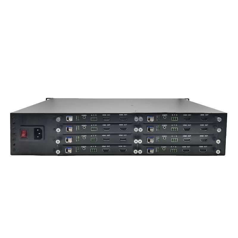 Yeren 8-Channel HDMI-KVM Fiber Optic Extender