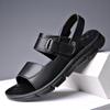Erkaklar uchun yangi yozgi erkaklar ochiq oyoqli sandaleti moda trendi plyaj poyafzali shippak erkaklar sandaleti erkaklar sandaleti yozgi charm sandalet