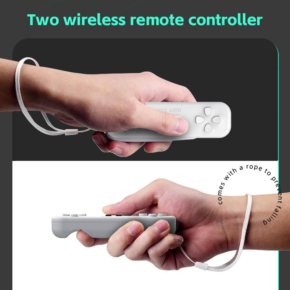 DATA FROG Y2 FIT Встроенный 1086 игр HD TV Видео Игровая приставка Двойной беспроводной геймпад