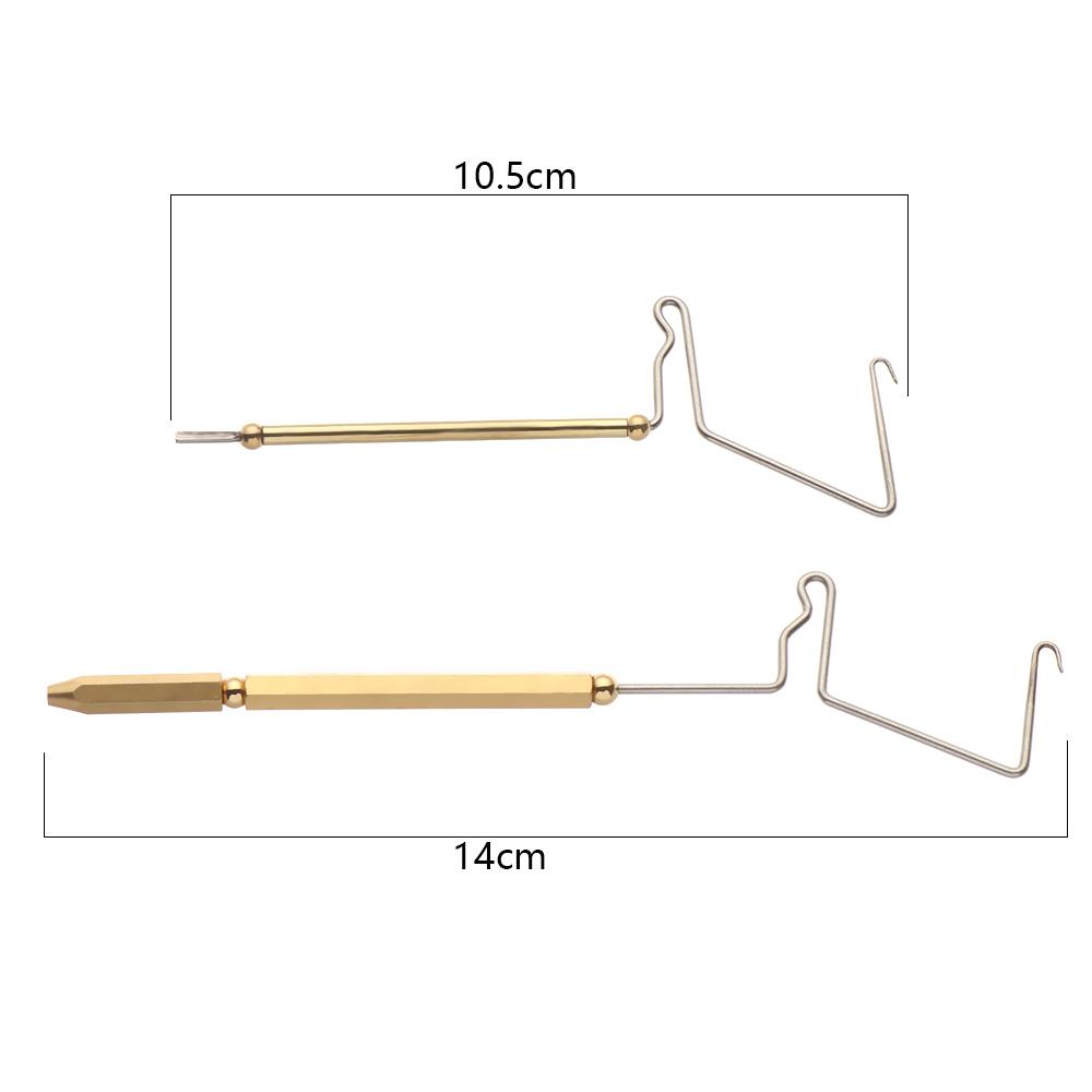 Tools Ceramic Tip Bobbin Holder Suit Bobbin Threader Fly Tying Tools Rotary Whip Finisher