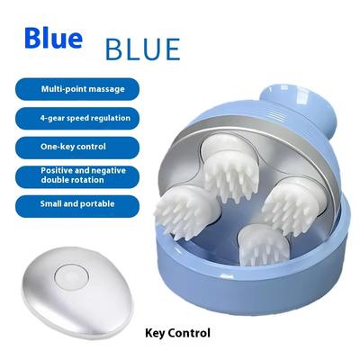 Массажер для кожи головы Tuhopeta 3D разминающий шиацу устройство для расслабления головы USB перезаряжаемый электрический массаж со снятием напряжения домашние животные