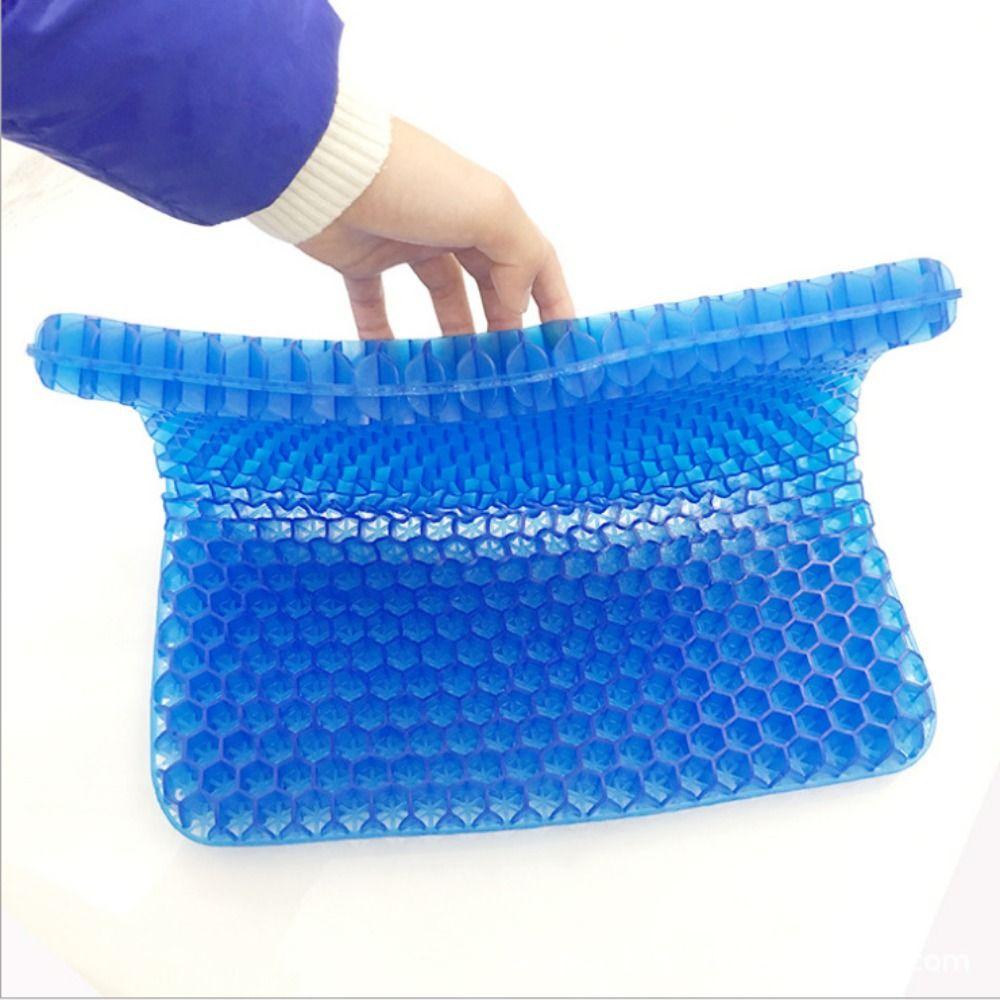 Foldable Honeycomb Gel Cushion Thick Cooling Seat Pads Sedentary Gel Seat Cushion Stadium