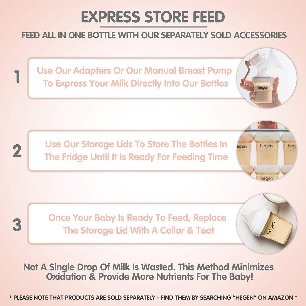 Hegen PCTOTM Feeding Bottle PPSU by Hegen 240ml/8oz