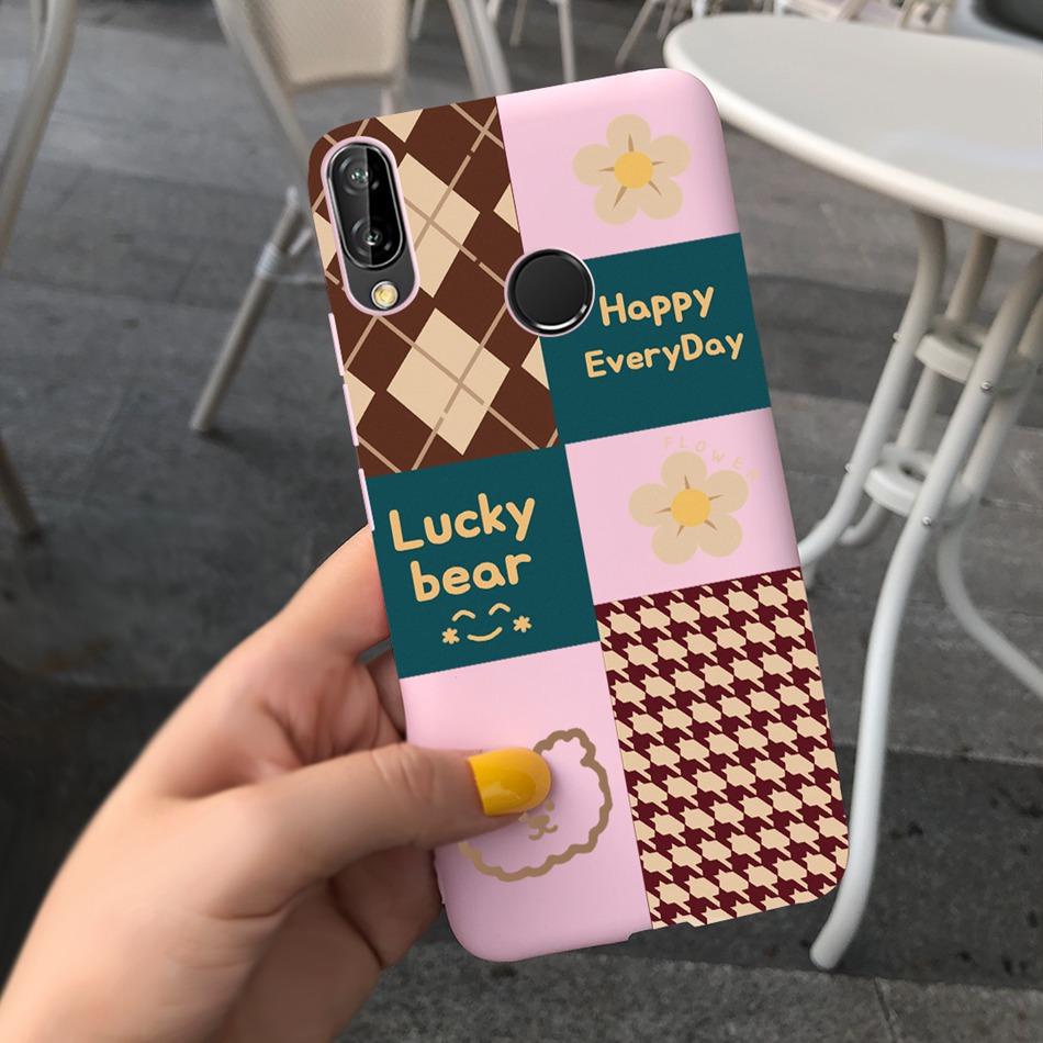 Чехол для Huawei P20 Lite Nova 3e ANE-LX1 ANE-LX2 Милый Мультяшный Конфетный Цвет Силиконовые Чехлы для Телефона Для Huawei P20lite Мягкая TPU Обложка