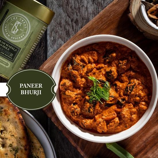 The Great Indian Spicery | Garam Masala Whole - 75gm Tin | Steam Sterilisation, Farm Fresh, Authentic 11 Spices Blend, Non-Adulterated
