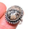 Honey Dendritic Handmade 925 Sterling Silver Jewelry Ring Size 9 M8l87