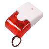 12V Sound and Light Alarm Siren High Decibel Fire Burglar Alarm Horn with LED Flashing Light for