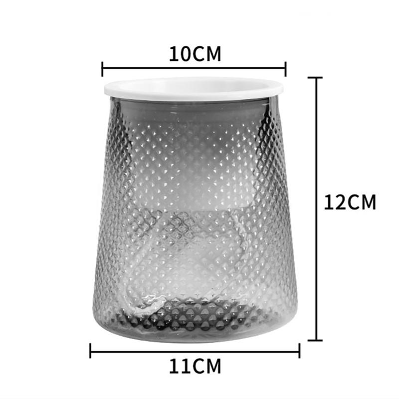 Self Watering Plant Pot Transparent Plastic Flower Pot Double-layer Automatic Lazy Potted Flower Pot Hydroponic Flowerpot