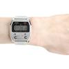 Casio Casio Standard A1100D-1 Unisex Watch Silver Black Stainless Steel Quartz Timepiece