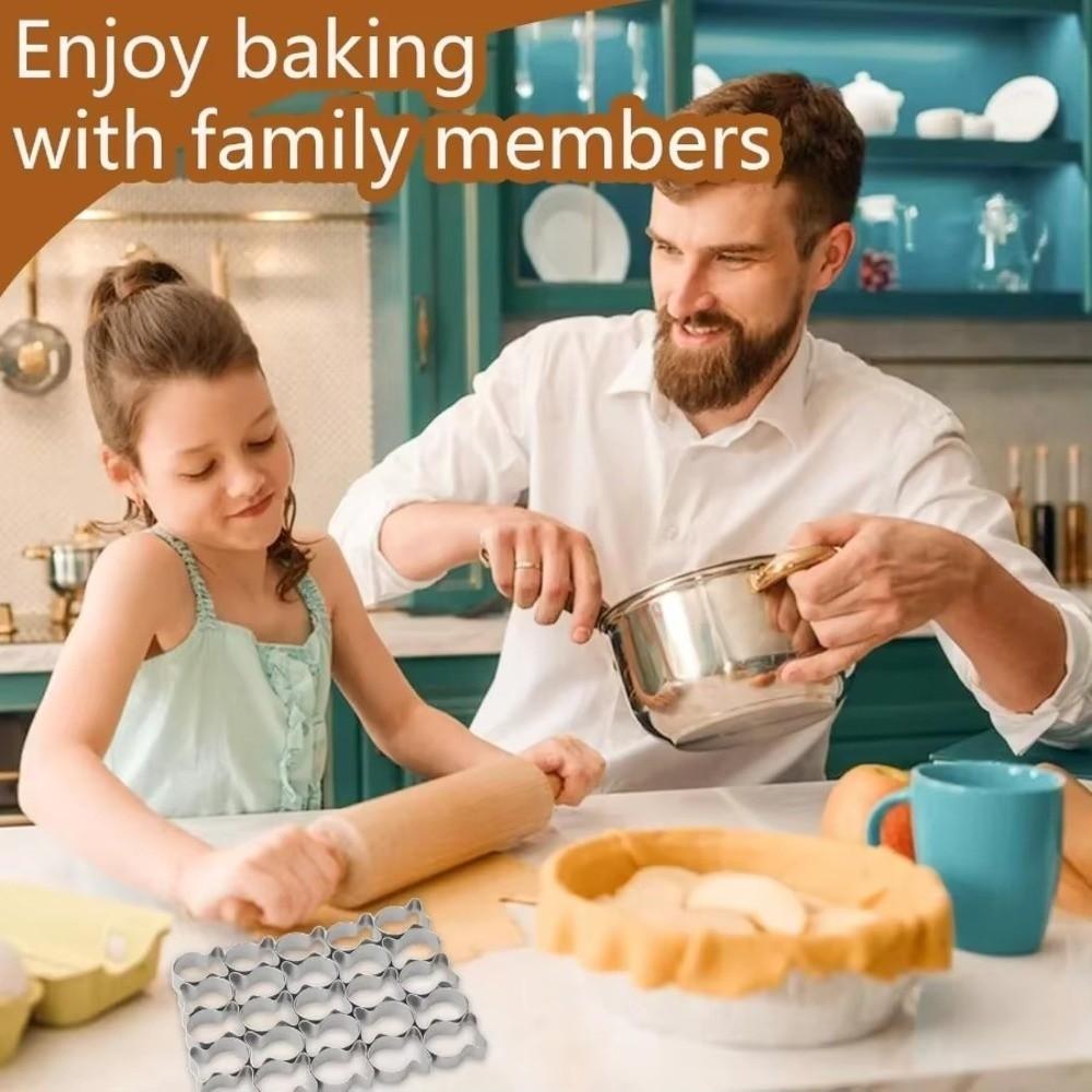 Non-Stick Fish Shaped Baking Mold Stainless Steel Biscuit Cutters Fondant Cookie Cutter Kitchen
