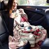 1pc Cute Cartoon Marie Cat, for Decorating Your Own Sofa and Living Room, Super Soft Flannel, for All Season Use, Bed, Couch, Office, Outdoo