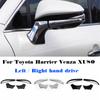 ABS Car Side Door Rear View Rearview Mirror Base Decor Cover Trim For Toyota Harrier Venza Car