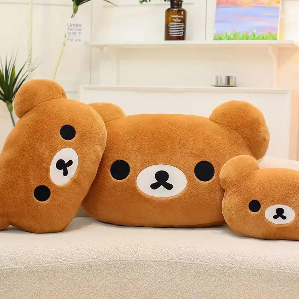 Милая Плюшевая Подушка для Рук Rilakkuma Мультяшный Медведь Плюшевая Игрушка Мягкая Подушка Подарок на День Рождения