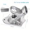 Rust-proof Aluminum Flagpole Mounting Bracket - Secure Base for Outdoor Installation, Suitable for Yard and Garden Decoration
