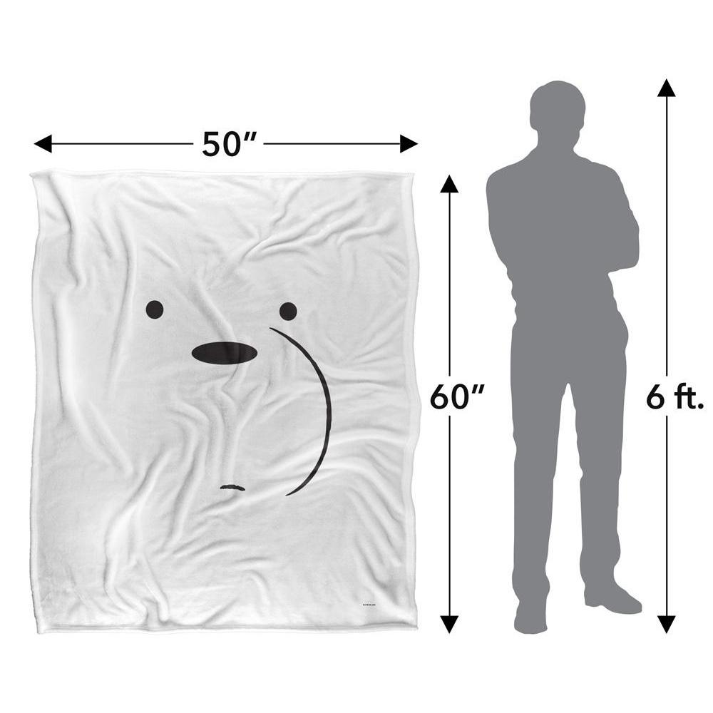 We Bare Bears Silky Ice Bear Supersoft Blanket