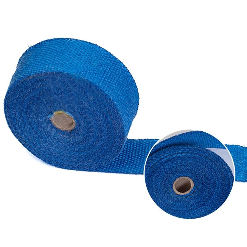 5M Термолента для выхлопной системы Коллектор Приемная труба Высокотемпературная Бандажная лента Мотоцикл