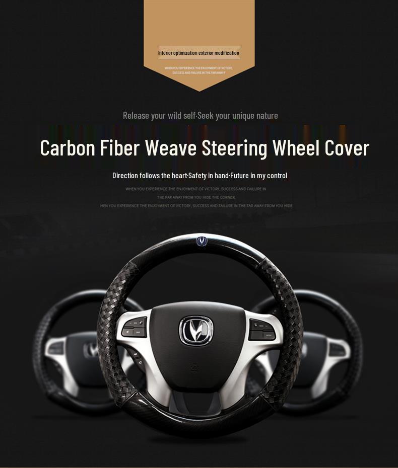 Jeep Compass, Wrangler, Cherokee, Renegade, Grand Commander & Grand Cherokee Steering Wheel Cover