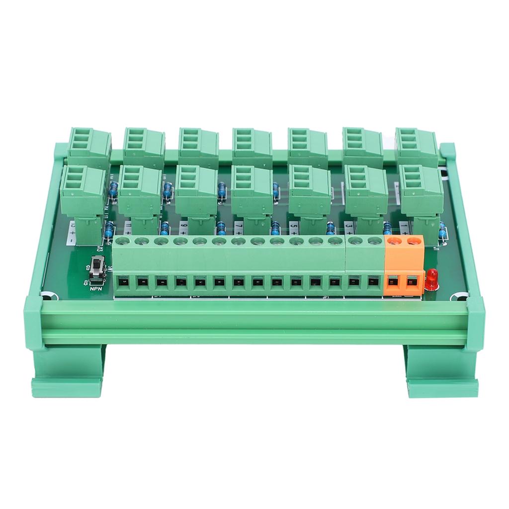 Terminal Block 3Wire 14Channel Capture Card DIN Rail Switch Control NPN PNP KP14LGtherC