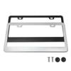 Stainless Steel Protecting License Plates 2 Hole License Plate Frame License Plate Cover