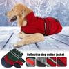 Зимняя куртка для собак для маленьких, средних и больших собак, водонепроницаемая теплая куртка для домашних животных, защитный светоотражающий костюм для собак, золотистый ретривер, лабрадор