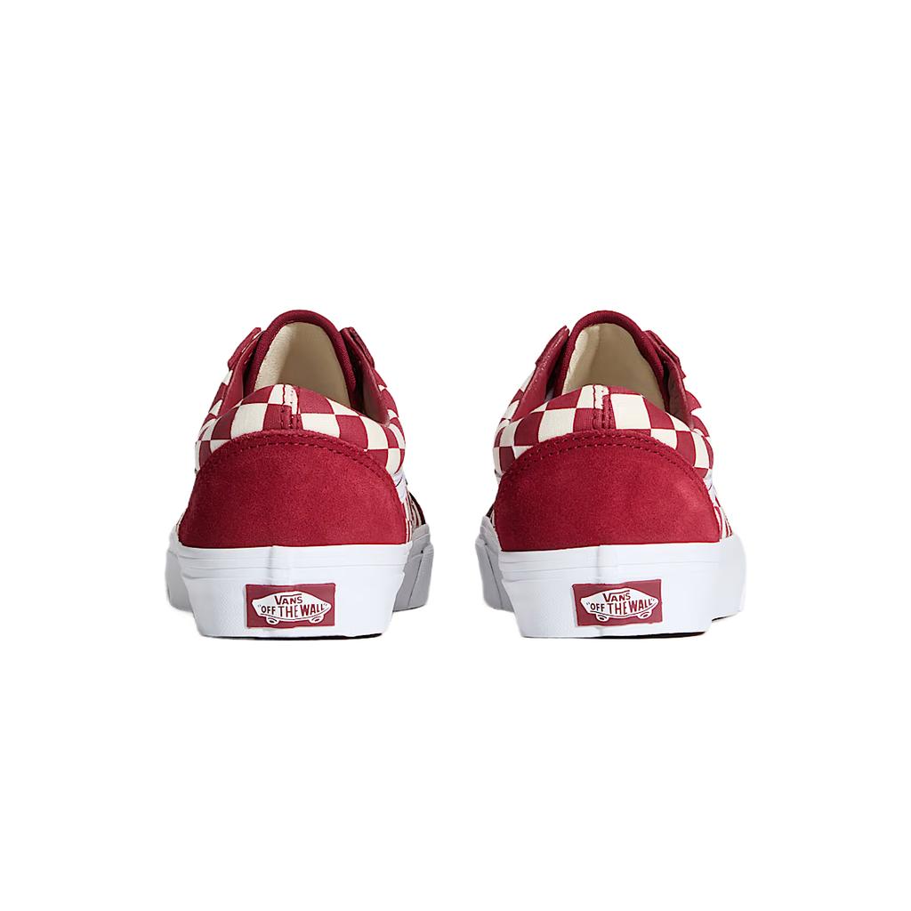 Vans Old Skool Checkerboard - Red Unisex Sneakers Checkerboard-Red VN000DB3Y52