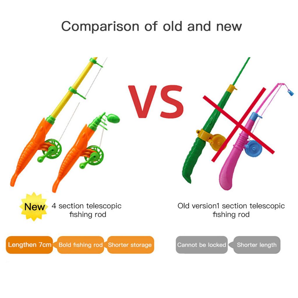 22 предмета набор игрушек для рыбалки магнитная игрушка для рыбалки пляжная летняя игрушка для купания ребенка