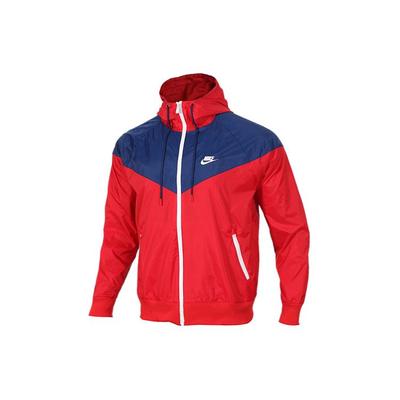 Спортивная куртка с капюшоном Windrunner Мужские куртки красные синие AR2192-657