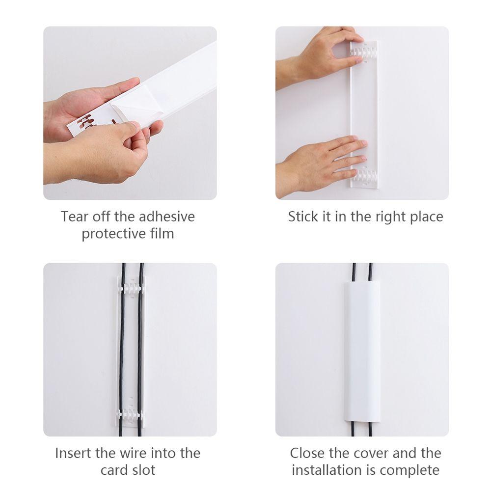 Cable Duct Network Cable Wall Cord Cable Cover Cable Organizer Wire Storage Box Wall Cord Duct