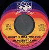 7-дюймовая пластинка МАРГАРЕТ ЛЬЮИС - Honey (Я тоже по тебе скучаю) SSS741 SSS Internation 1968 США Поп Б/у