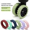 8 Pcs Luggage Wheel Covers Wear-resistant Thick Reduce Noise Caster Protection Prevent Scratches Non-slip Luggage Caster Protective
