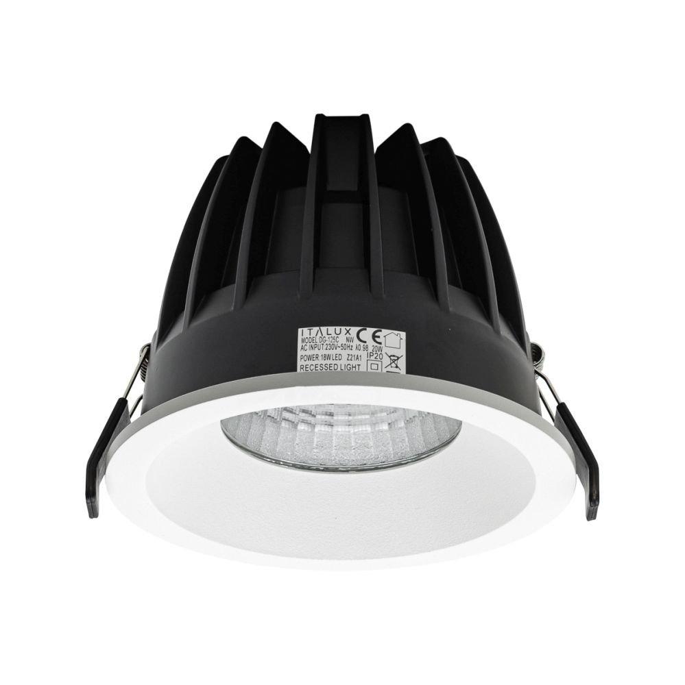 Oprawa wpuszczana oczko hermetyczne IP54 LED 18W REZZO DG-125C/WK-NW/70 Italux