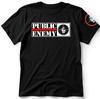 ФУТБОЛКА PUBLIC ENEMY. ЧЕРНАЯ ФУТБОЛКА. ЧАК Д, ФЛЕЙВОР ФЛЕЙВ. БОРИСЬ С ВЛАСТЬЮ, SPIKE Унисекс Футболка