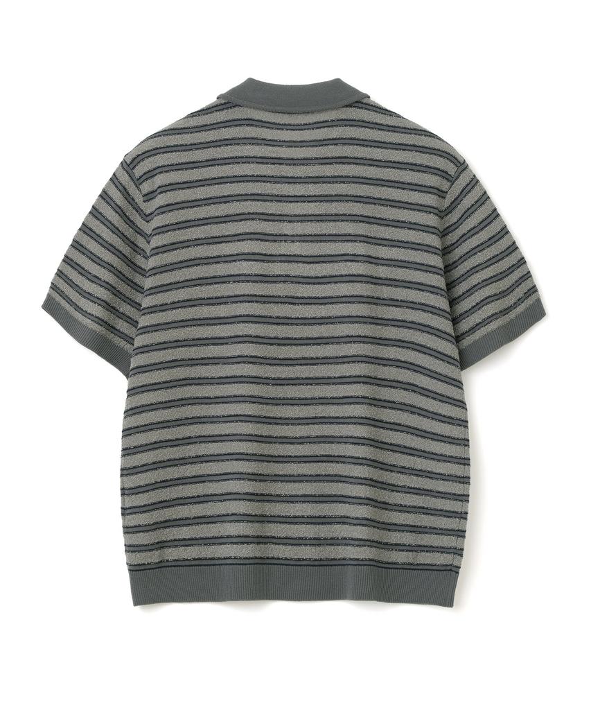 MILLO ARCHIVE Farnen Half Collar Knit [Charcoal Gray]