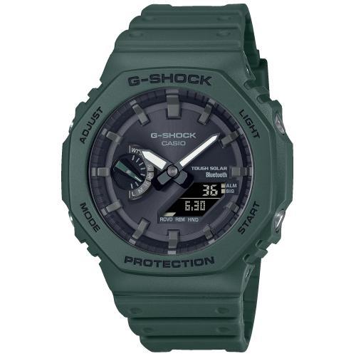 Casio G-SHOCK NEW OAK Лесной зеленый - Tough Solar, Bluetooth® GA-B2100-3AER