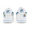 Nike Air Force 1 Wrapping, Wear Resistant And Non Slip Low top Skateboard Shoes Women's Blue White DD8959-100(team516- )