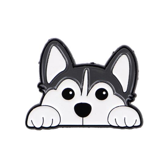 Унисекс Брошь Мультяшный Дизайн Домашнего Пса Брошь-Булавка из Цинкового Сплава Декоративный Эмалированный Значок для Свитера Костюма Лацкана Наряд