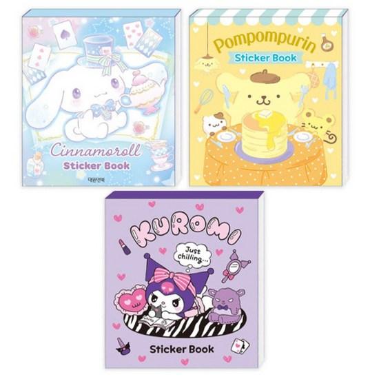 Набор наклеек Sanrio (Cinnamoroll Kuromi Pom Pom Purin Hello Kitty Pochaco My Melody), популярный персонаж в Корее