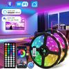 Светодиодная лента 5050 RGB 5V USB с Bluetooth WiFi Управлением через приложение Подсветка для комнаты 1-30 м
