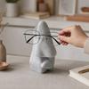 Подставка-держатель для очков в форме носа, Абстрактный 3D-печатный человеческий лицевой держатель-стойка для солнцезащитных очков, Органайзер для очков для стола, полки, прикроватной тумбочки, Декор