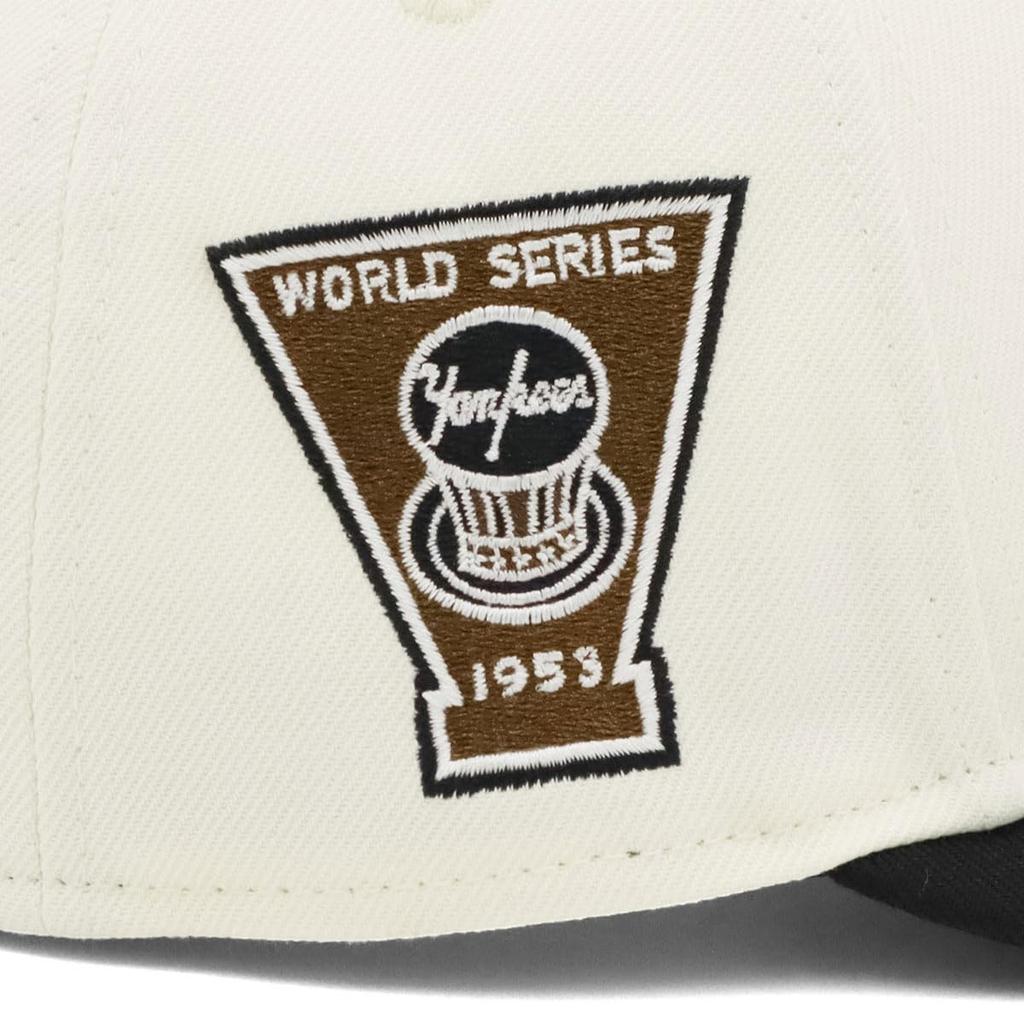 New Era LP 59FIFTY Cap MLB New York Yankees NY White SIDE PATCH ONSPOTZ Exclusive and 59FIFTY Side Patch Low Profile Hat Perfect for Outfits Popular