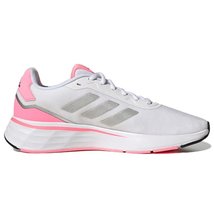 Adidas Начните свой бег White Beam Розовые женские кроссовки Cloud-White Silver-Metallic GY9232