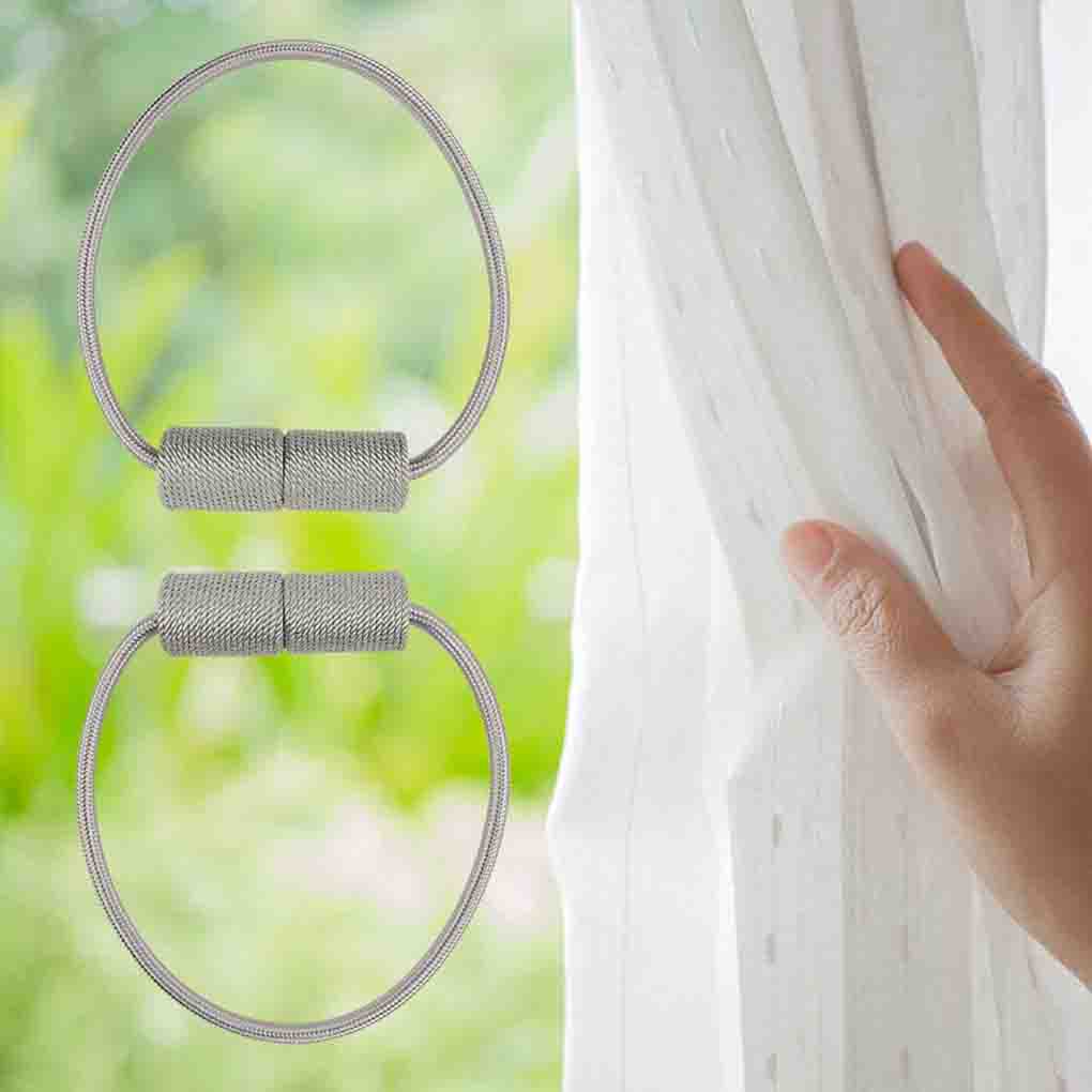 Пряжка для штор ручной работы, овальная форма, полиэстер, подхват для штор для гостиной