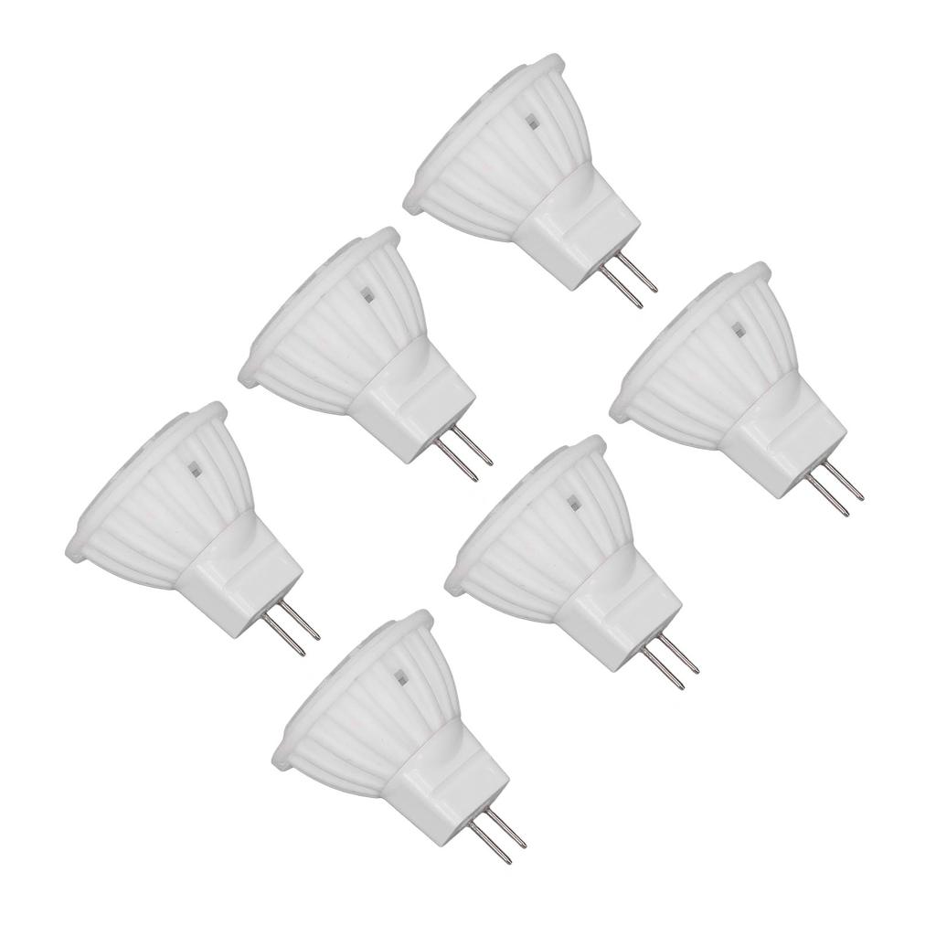 6 шт. Светодиодная лампа MR11 4 Вт GU4 с двумя контактами Диммируемая 360 лм Лампа для дорожки, сада, ландшафтных зон 220 В