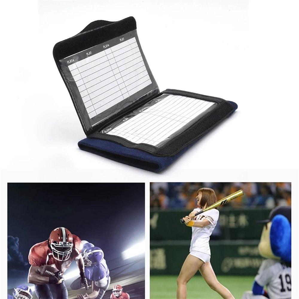 Sports Protective Rugby Bracer Board Wristband Football Playbook Board Rugby Wrist Map  Basketball