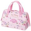 Skater Lunch Clasp My Pastel Vivid Watercolor Floral Bag, Insulated, Purse, Women's, Sanrio, Melody, Print, KGA1-A