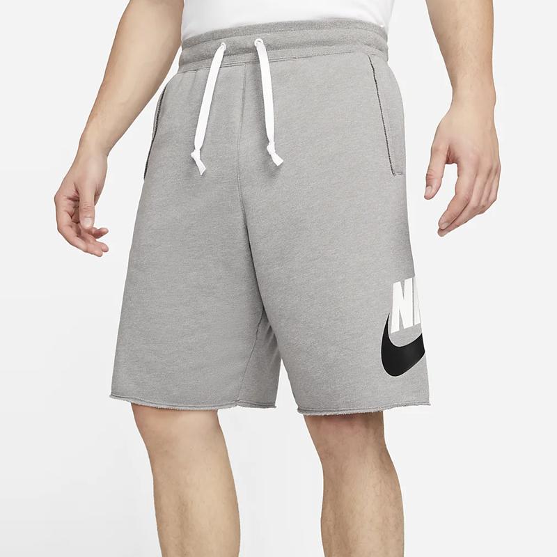 Nike Breathable Logo Sports Shorts Men Bottoms Grey DM6817-029