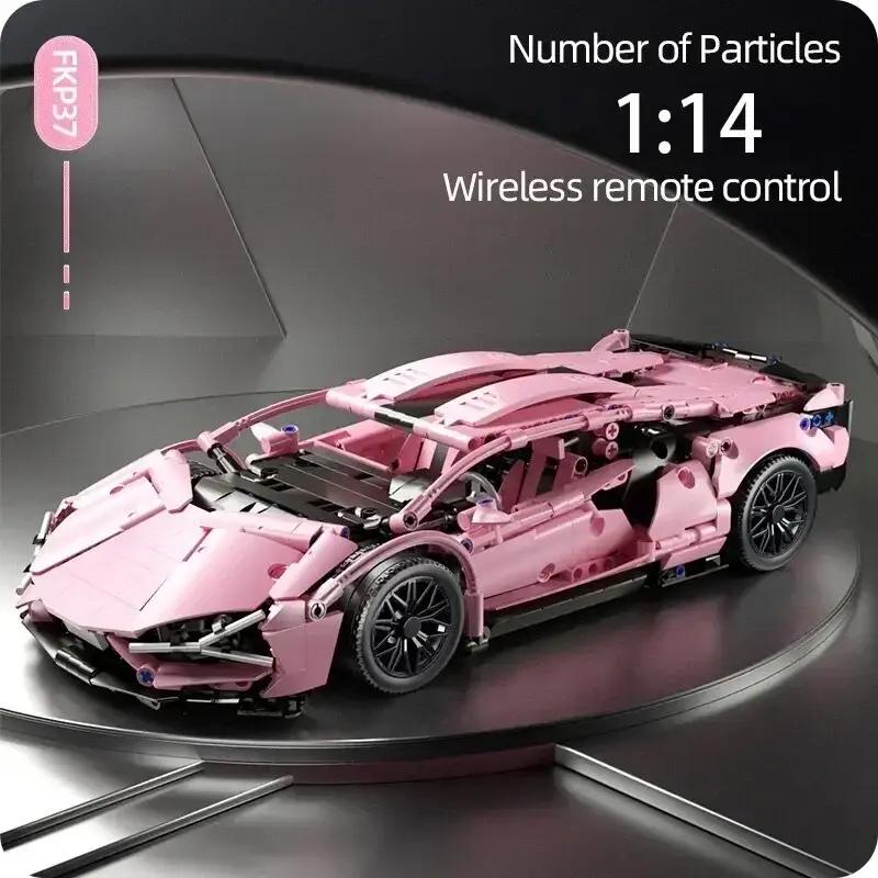 TOYLINX 1280 шт. Технические строительные блоки Модель гоночного автомобиля Дистанционное управление Электрическая RC-машина Версия по желанию Конструкторы