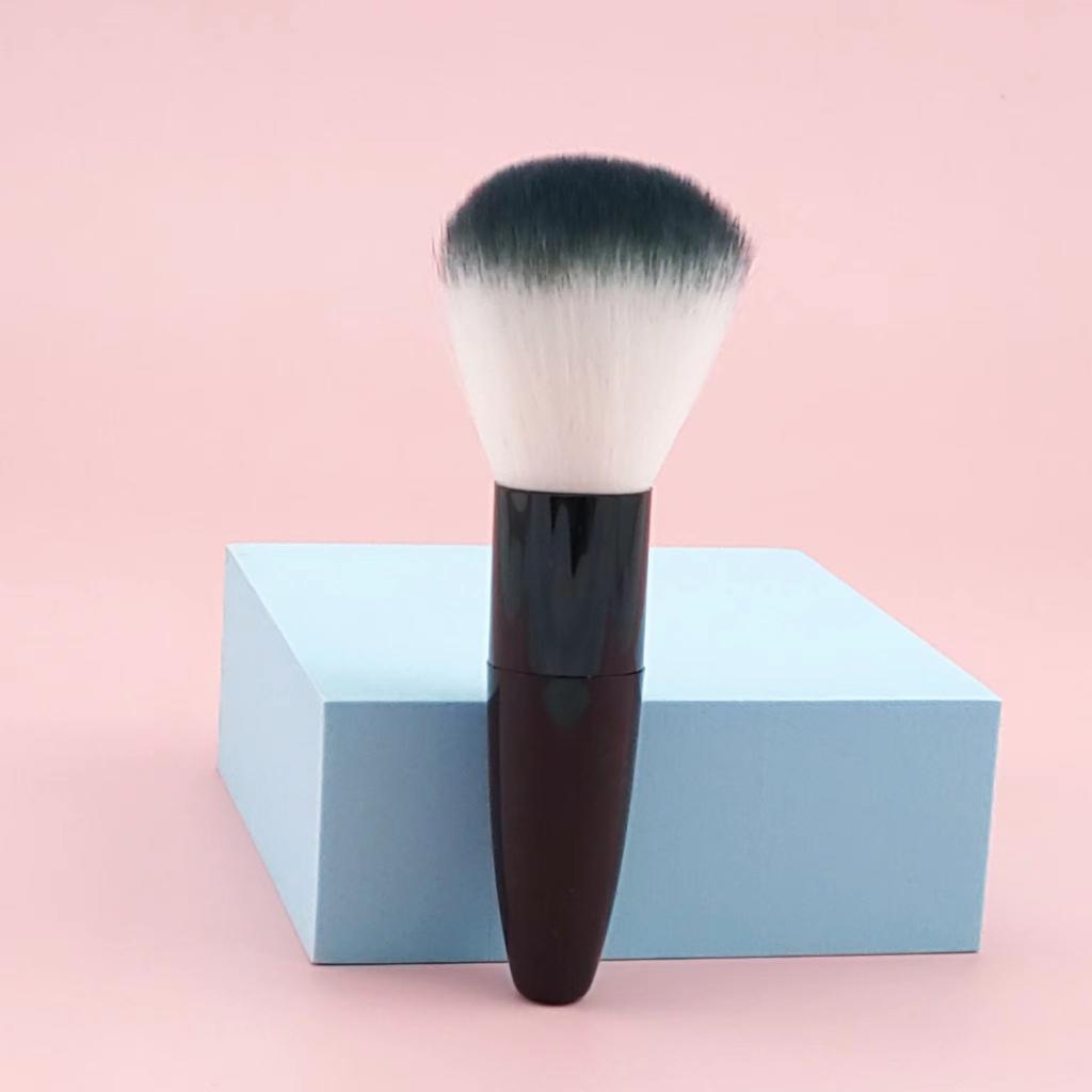 Powder Brush Two Color Hair Short Handle Powder Brush Setting Brush Makeup Tool